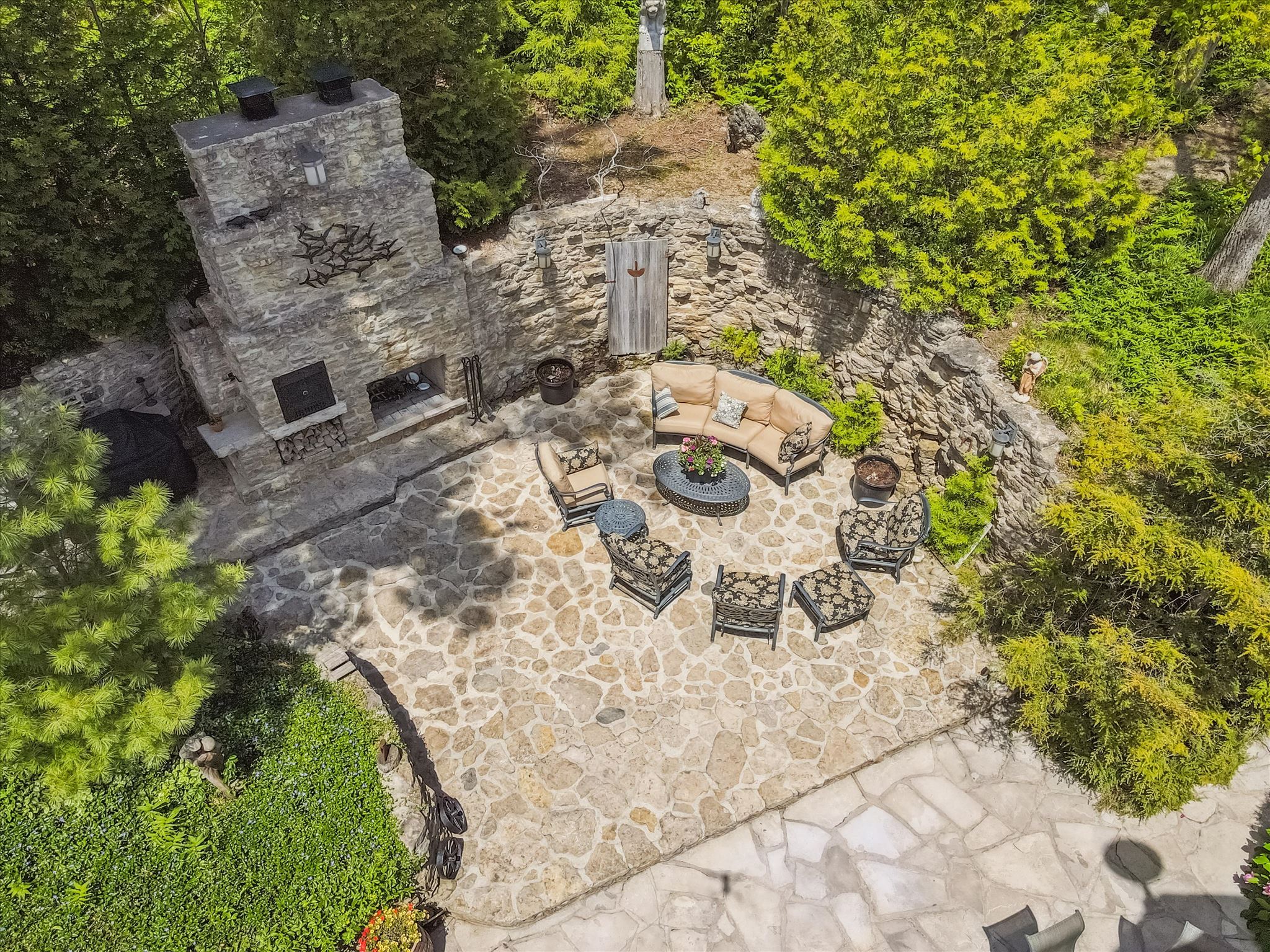 Courtyard aerial